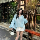 ÁO SƠ MI TAY PHỒNG ZAREEN SOM80