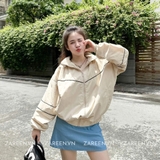 ÁO KHOÁC DÙ BASIC VIỀN MÀU ZAREEN JCK07