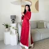 ÁO DÀI VÂN ANH LỤA ÔM ZAREEN ADI11