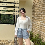 ÁO THUN 2 DÂY CỔ TRÒN BASIC ZAREEN OAL06