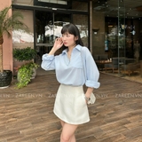 ÁO SƠ MI TAY DÀI BASIC ZAREEN SOM77