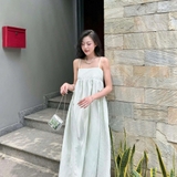 ĐẦM 2 DÂY DÁNG BABYDOLL TÚI NHÚN ZAREEN DAX117