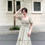 ĐẦM HOA ĐUÔI CÁ XẺ ĐÙI ZAREEN DAX118