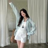 ÁO SƠ MI SỌC OVERSIZE ZAREEN SOM81