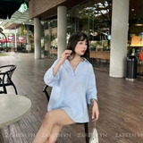 ÁO SƠ MI TAY DÀI BASIC ZAREEN SOM77