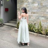 ĐẦM 2 DÂY DÁNG BABYDOLL TÚI NHÚN ZAREEN DAX117