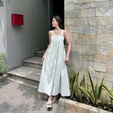 ĐẦM 2 DÂY DÁNG BABYDOLL TÚI NHÚN ZAREEN DAX117
