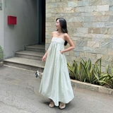 ĐẦM 2 DÂY DÁNG BABYDOLL TÚI NHÚN ZAREEN DAX117