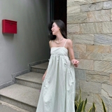 ĐẦM 2 DÂY DÁNG BABYDOLL TÚI NHÚN ZAREEN DAX117