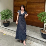 ĐẦM HOA PHỐI REN ZAREEN DAX120