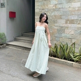 ĐẦM 2 DÂY DÁNG BABYDOLL TÚI NHÚN ZAREEN DAX117