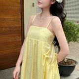 ĐẦM 2 DÂY DÁNG BABYDOLL TÚI NHÚN ZAREEN DAX117