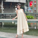 ĐẦM YẾM 2 TẦNG THÊU HOA ZAREEN DAX99