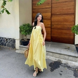 ĐẦM 2 DÂY DÁNG BABYDOLL TÚI NHÚN ZAREEN DAX117