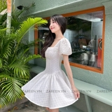 ĐẦM XÒE THÊU HOA ZAREEN DAX91