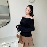 ÁO THUN TAY DÀI CỔ ĐỖ ZAREEN THU175