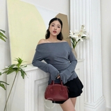 ÁO THUN TAY DÀI CỔ ĐỖ ZAREEN THU175