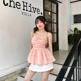 ÁO ỐNG XẾP LY NGỰC ZAREEN VOA132