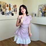 ÁO LỆCH VAI RÚT EO ZAREEN VOA142