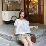 ÁO TAY PHỒNG THẮT NƠ ZAREEN VOA121