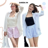 QUẦN SHORT CARO LƯNG THUN ZAREEN SHO50