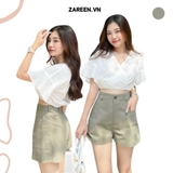 ÁO XÔ THÊU CỔ TIM ZAREEN VOA111