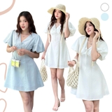 ĐẦM LINEN TAY BÍ ZAREEN DAX106