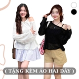 ÁO THUN LƯỚI LỆCH VAI ZAREEN THU170
