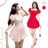 ĐẦM BÍ TAY PHỒNG KHOÉT EO ZAREEN DAX82