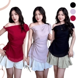 ÁO LỆCH VAI RÚT EO ZAREEN VOA142