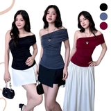 ÁO THUN ÔM LỆCH VAI ZAREEN THU174