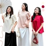 ÁO GẤM TAY PHỒNG ZAREEN VOA144