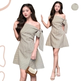 ĐẦM CARO LỆCH VAI ZAREEN DAX113