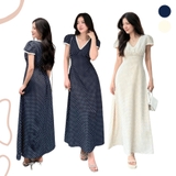 ĐẦM HOA PHỐI REN ZAREEN DAX120