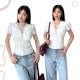 ÁO XÔ THÊU PHỐI REN ZAREEN VOA152
