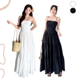 ĐẦM 2 DÂY XẾP LY NGỰC DÁNG XÒE ZAREEN DAX121