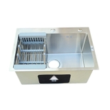 Chậu rửa bát inox Sơn Hà cao cấp Handmade 1 hố Sơn Hà HMX1C6023