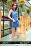 Jumpsuit sooc, xẻ 2 bên