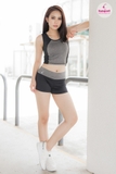 Bộ đùi croptop không tay