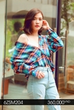 Sơ mi kẻ vai chờm