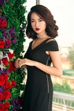 JS073 Tuytsi vai xẻ kèm thắt lưng