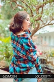 Sơ mi kẻ vai chờm