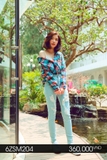 Sơ mi kẻ vai chờm