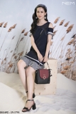 Đầm hở vai