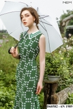 Đầm Midi chấm tròn