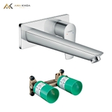 Vòi chậu gắn tường Hansgrohe 71734000+13622180