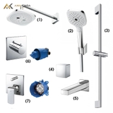 Sen tắm âm tường TOTO TBW08003A1/TBW02006V/TBG10001B/TBG10304VA/TBN01001B/TBV02103B/TBN01102B/TBW08010A