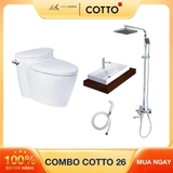 Combo thiết bị vệ sinh Cotto AK03-2