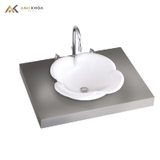 Chậu rửa đặt bàn Cotto C0004 hình hoa