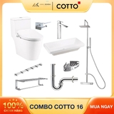 Combo thiết bị vệ sinh Cotto AK08-2